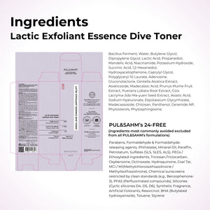 LACTIC EXFOLIANT ESSENCE DIVE TONER